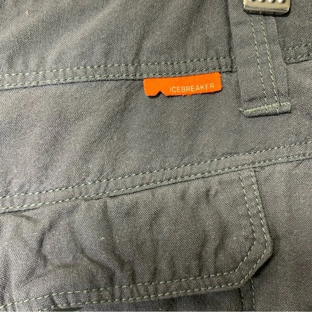 Icebreaker Destiny Skirt Gray Sz 28 Merino Organic Cotton A line Casual Sporty - Picture 7 of 15